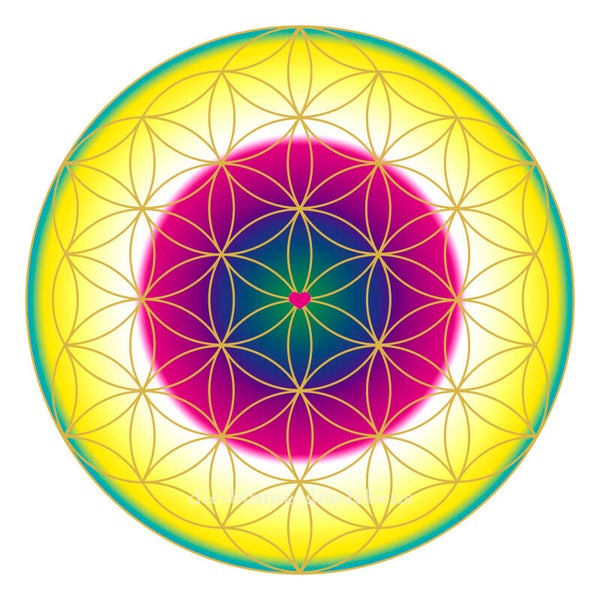 Blume des Lebens mit Herz 113