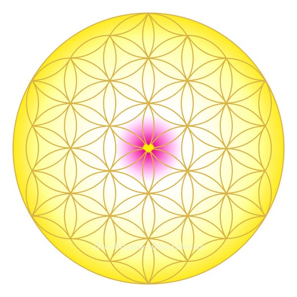 Blume des Lebens mit Herz 120