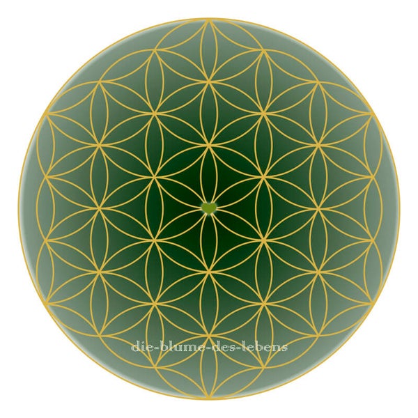 Blume des Lebens mit Herz 123