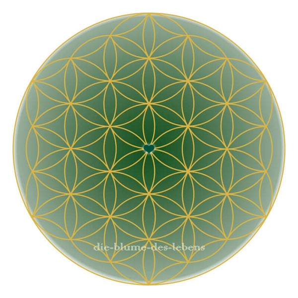 Blume des Lebens mit Herz 125