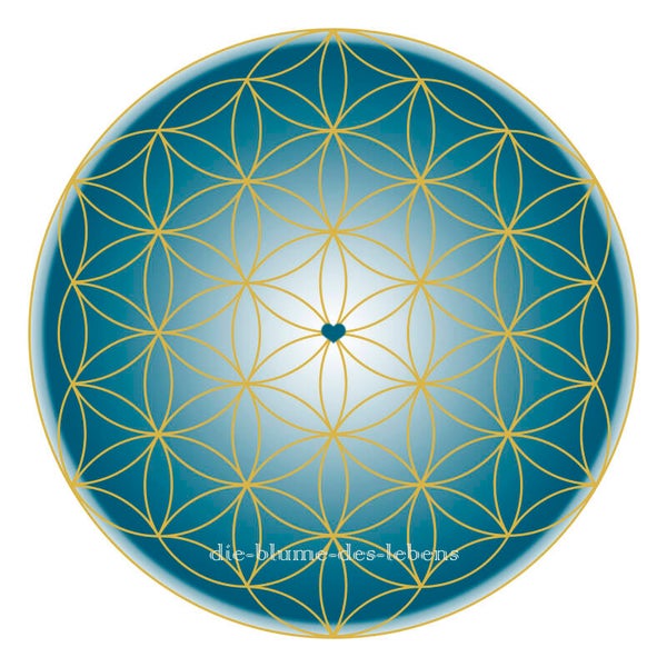 Blume des Lebens mit Herz 143