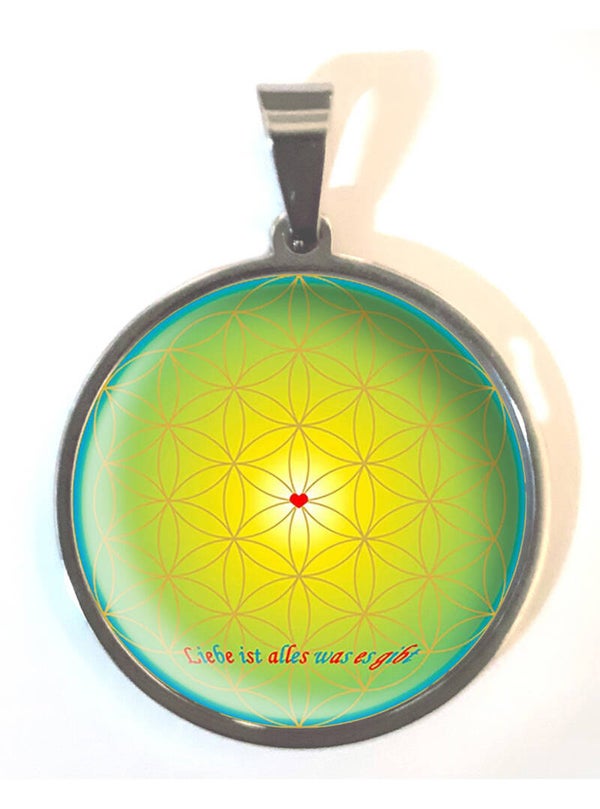 Blume des Lebens mit Herz 148