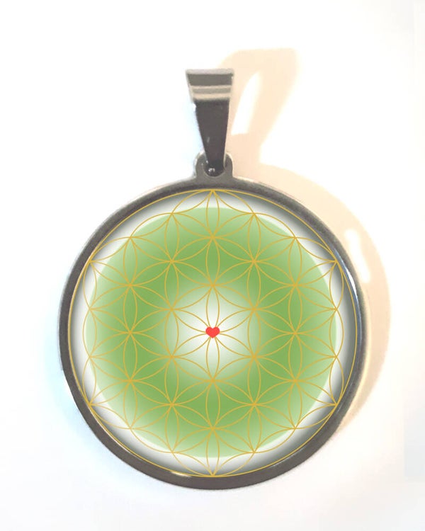 Blume des Lebens mit Herz 149