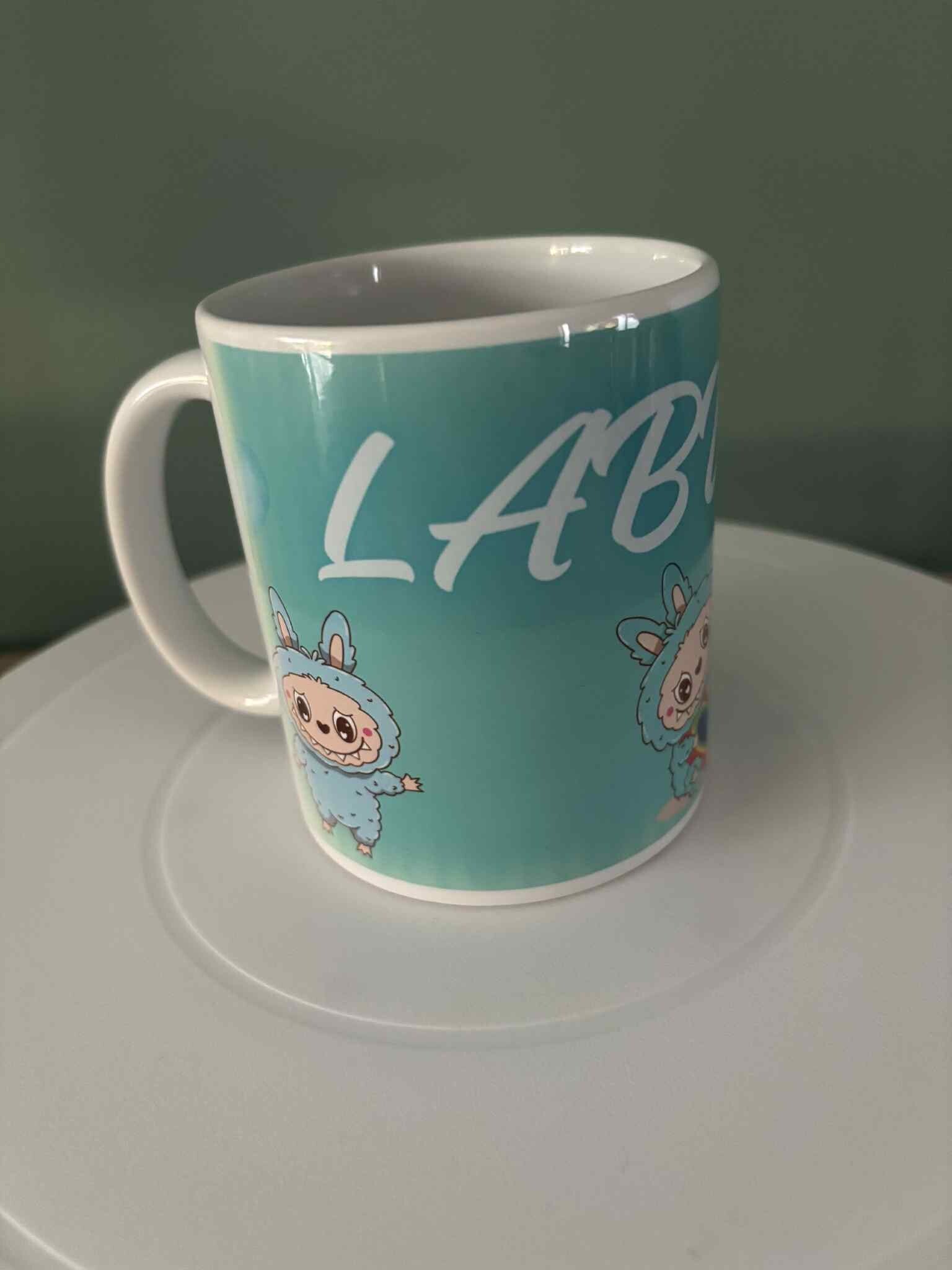 Mug Labubu bleu