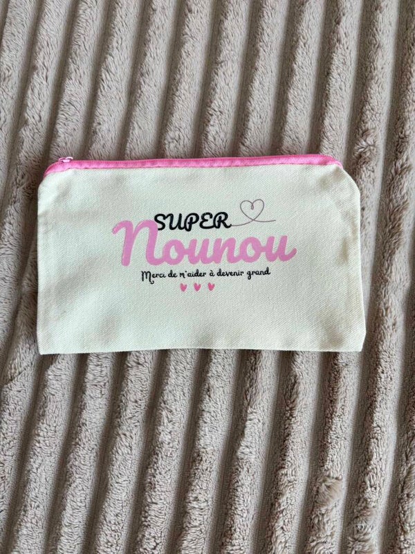 Pochette personnalisée “Super Nounou”