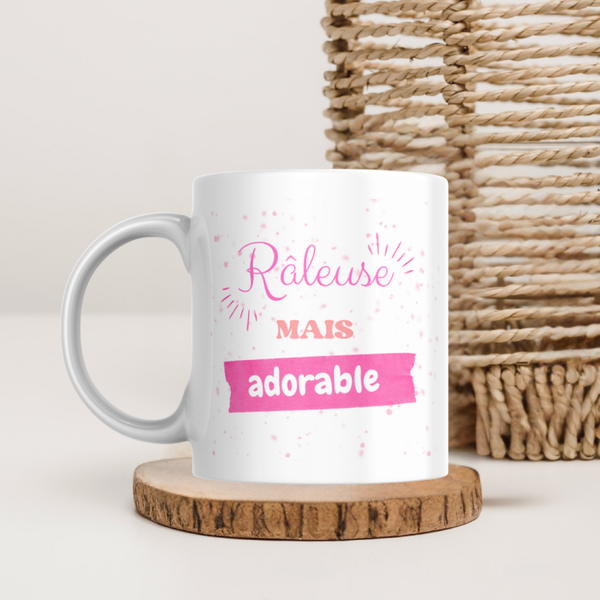 Mug "Râleuse mais adorable"
