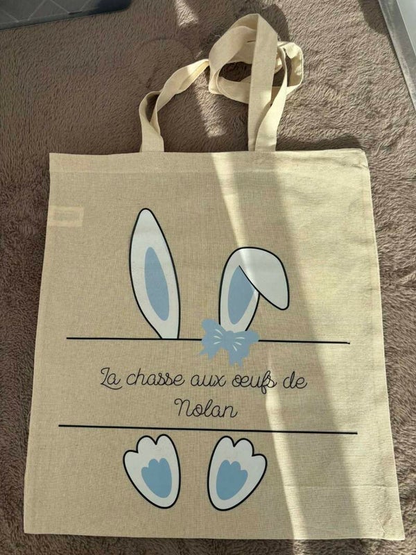 Sac de Pâques personnalisé