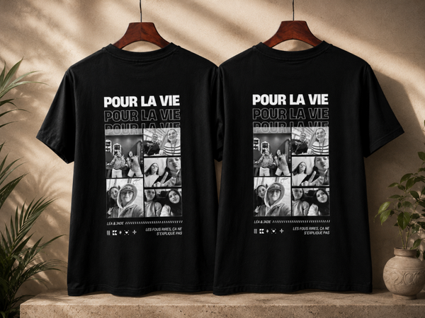 Pack Duo "tee-shirt d'amitié"