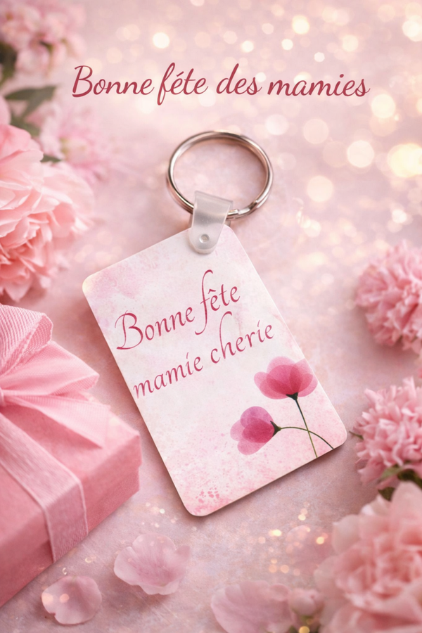 Porte-clé personnalisé – Spécial Fête des Mamies