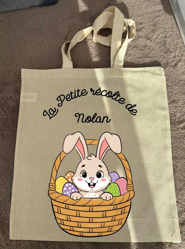 Sac de Pâques personnalisé – “La petite récolte"