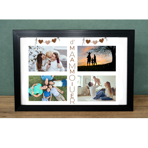 Cadre à personnalisé 4 photos