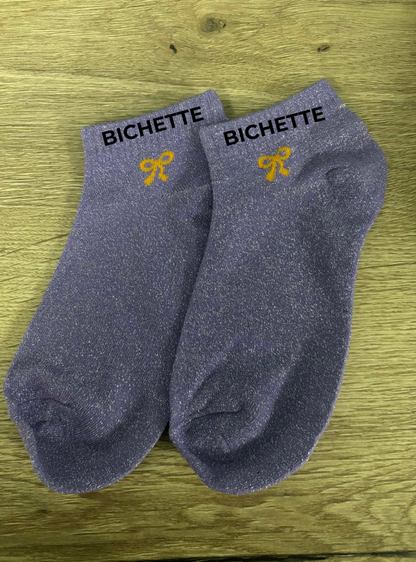 Chaussette courtes à paillette