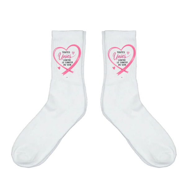 Chaussette Octobre rose
