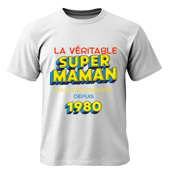 Tee-shirt " SUPER MAMAN "