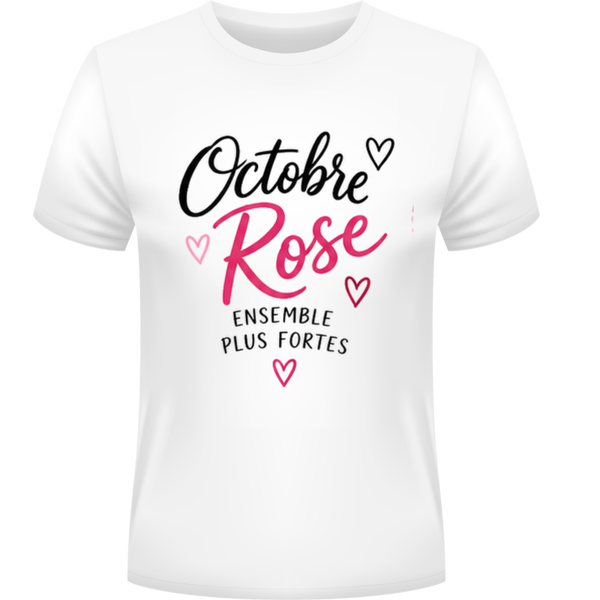 T-shirt Octobre Rose