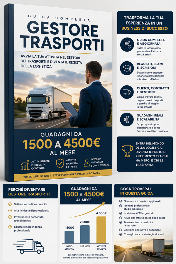 GUIDA GESTORE DEI TRASPORTI