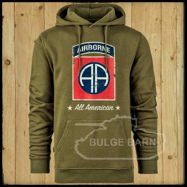 82nd Airborne hoodie green