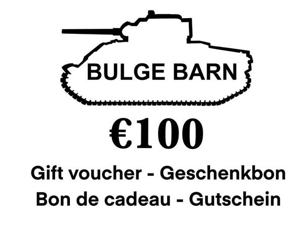 Gift Voucher - Gutschein - Geschenkbon - Bon d'achat - 100 euro