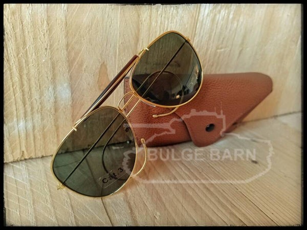 USAAF Pilot sunglasses green lenses