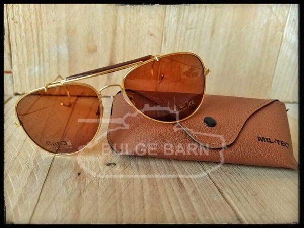 USAAF Pilot sunglasses brown lenses