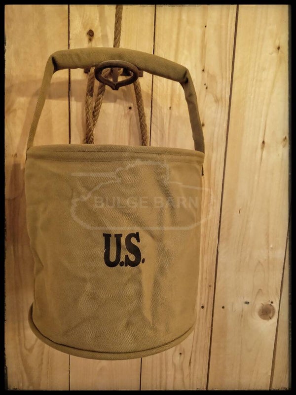 Canvas foldable water bucket