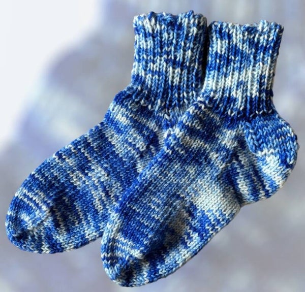 Sockar blåa