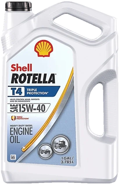 Shell Rotella T4 Triple Protection 15W-40 Diesel Engine Oil, 1 Gallon