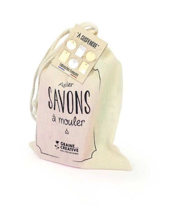 DIY-Kit Zeep in 100% katoenzakje - zeephanger