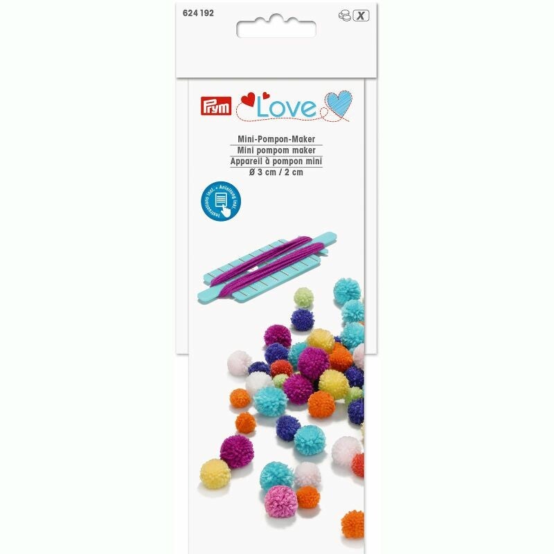 Prym Love Mini pom-pom maker - 2 & 3 cm