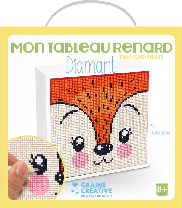 Diamond Painting Houten Frame Kit - vosje