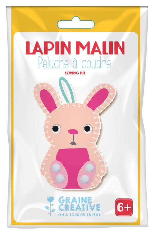 Hobbypakket Vilt Naai Pluche Set - konijn