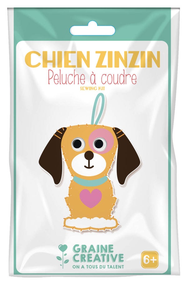 Hobbypakket Vilt Naai Pluche Set - hondje