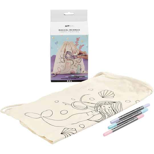 DIY-kit Magische Zeemeermin, Textiel Decoratie