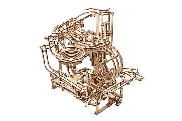 UGears Houten Modelbouw - Knikkerbaan "Stepped Hoist"