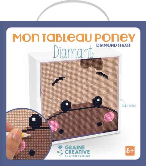 Diamond Painting Houten Frame Kit - pony