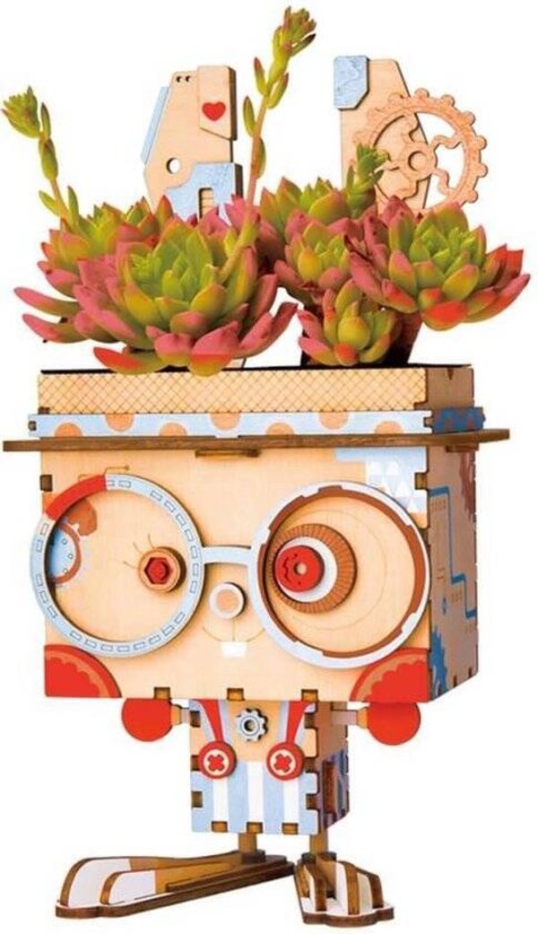DIY-kit Miniatuurwereld - Robotime Bloempot Konijn FT741