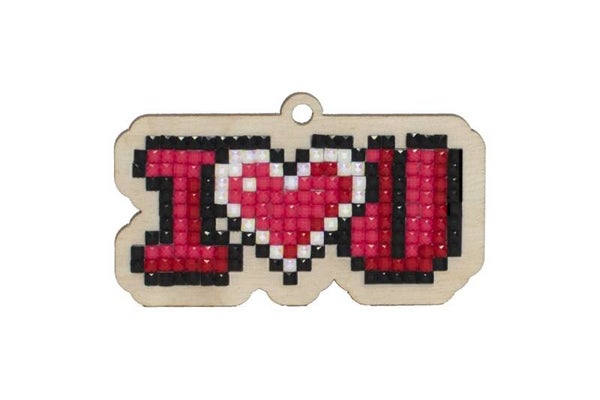 Diamond Painting Charm - I Love U