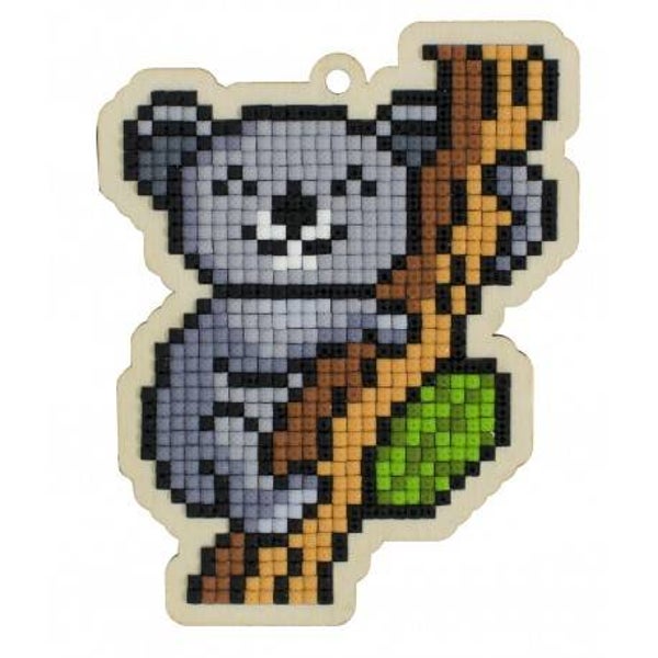 Diamond Painting Charm - Koala op een tak