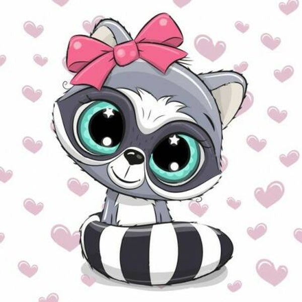 Wizardi Diamond Painting Canvas 20x20 cm - Nieuwsgierige Laura