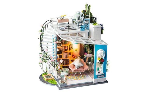DIY-kit Miniatuurwereld - Robotime Dora's Loft DG12
