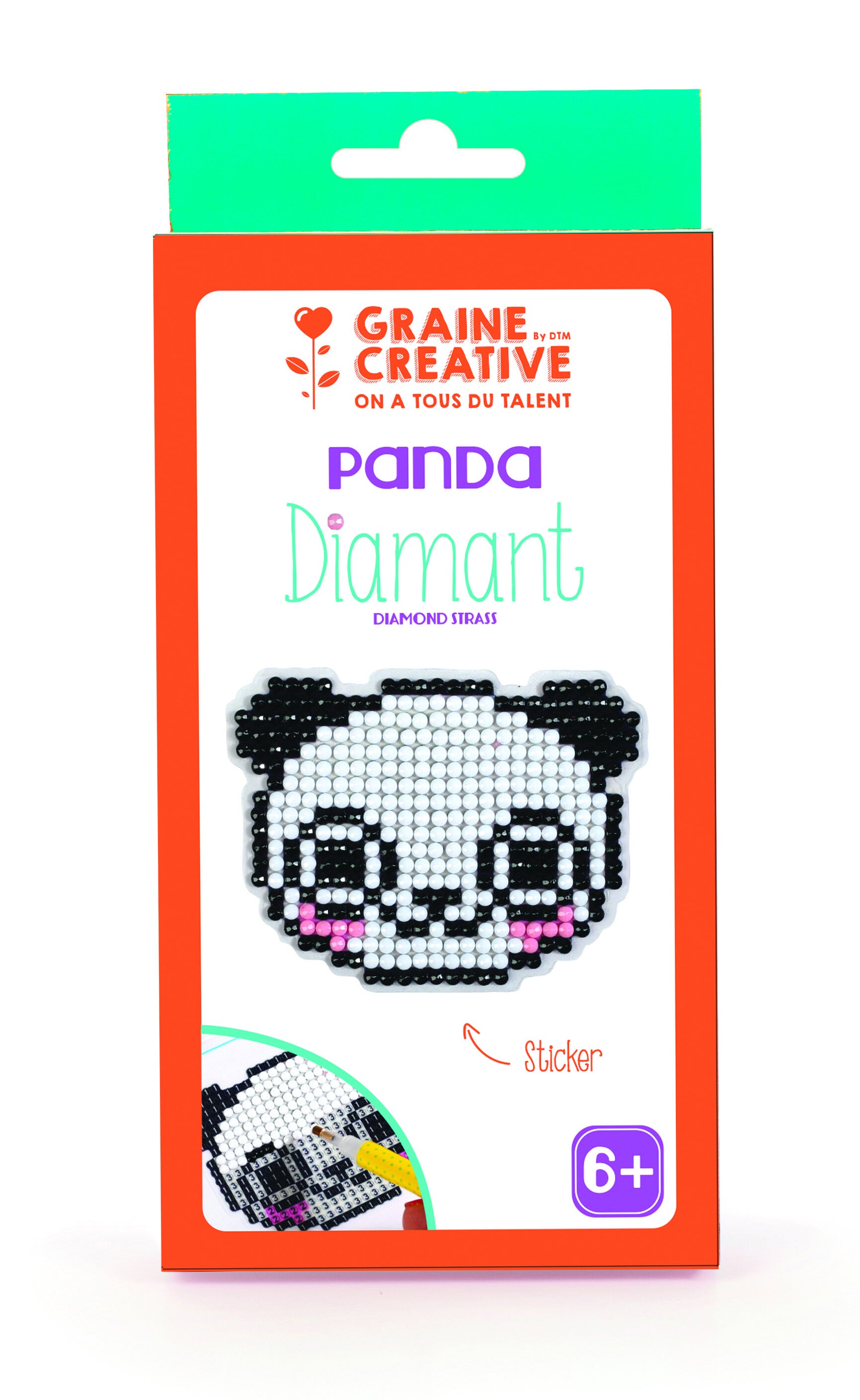 Diamond Painting Sticker Kit - panda