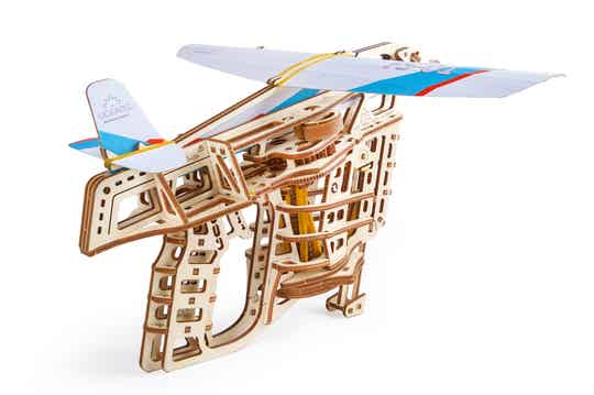 UGears Houten Modelbouw - Vliegtuigwerper