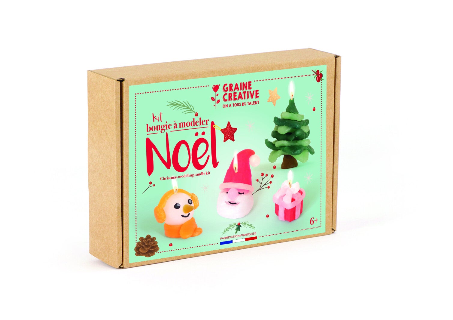 DIY-Kit Modelleren Kerstkaarsen - Noël