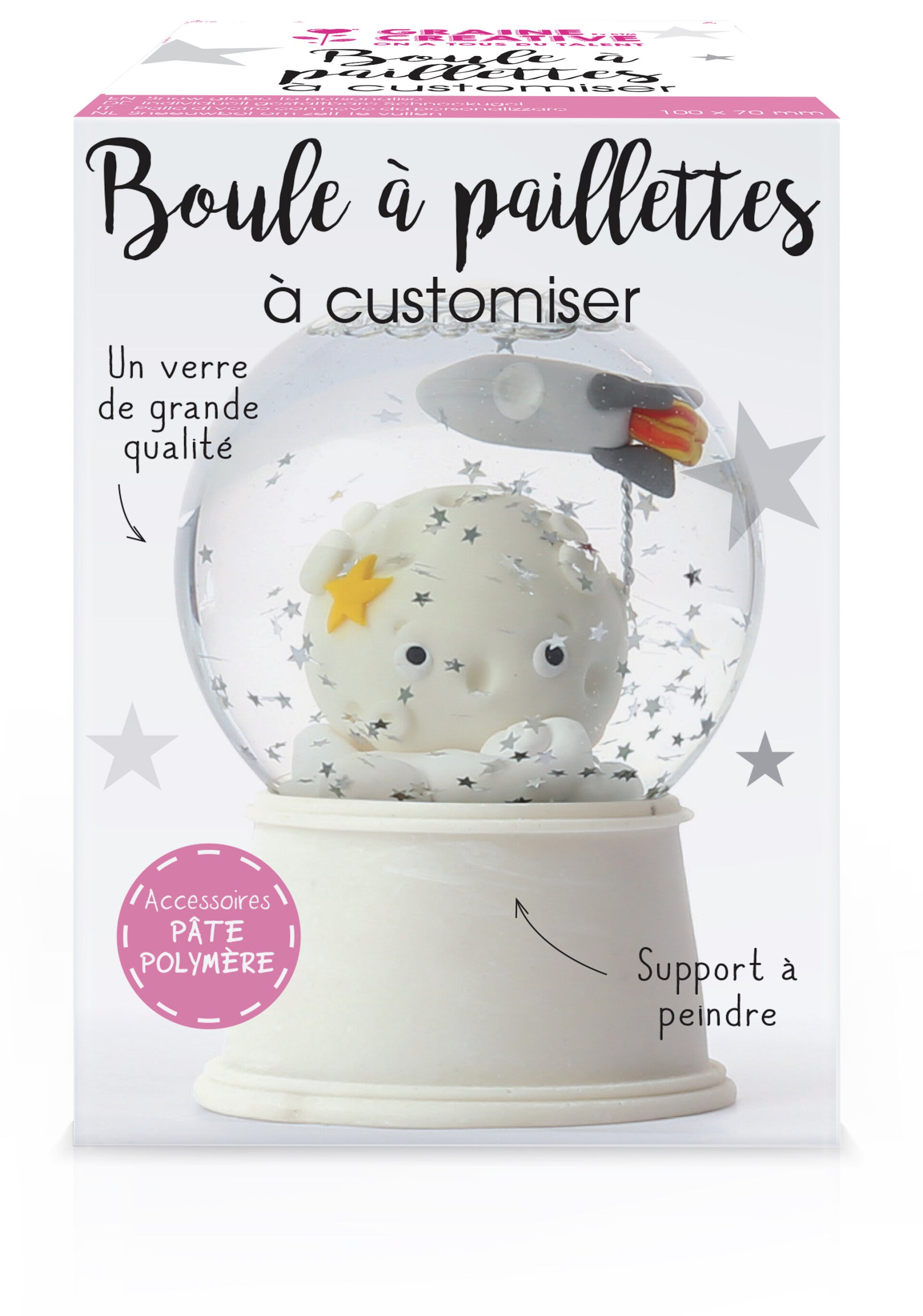 DIY-Kit Maak je eigen Sneeuwbol incl sterretjes