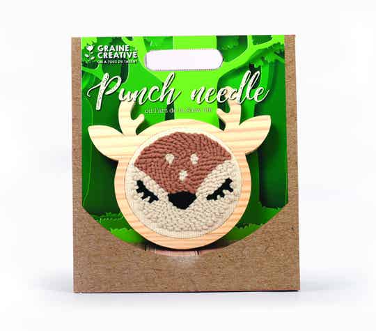 Punch Needle Set, d:15cm - hert