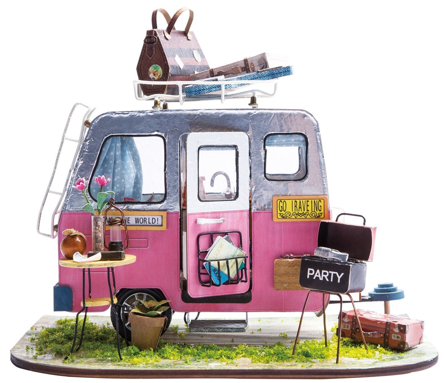 DIY-kit Miniatuurwereld - Robotime Happy Camper DGM04