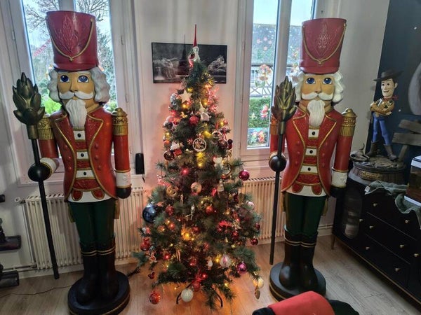 Casse-Noisette taille réelle – décoration élégante et intemporelle 🎄🎖️