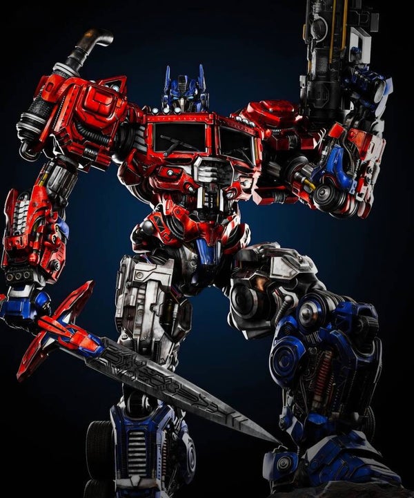 Optimus Prime taille réelle – pièce spectaculaire 🚛🤖