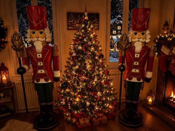 Casse-Noisette taille réelle – décoration élégante et intemporelle 🎄🎖️