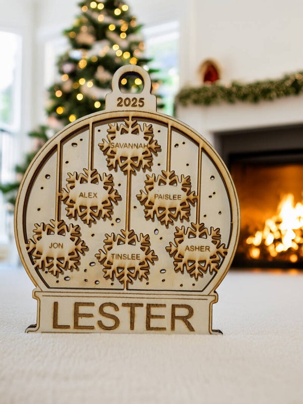 Family 2025 Christmas Ornament